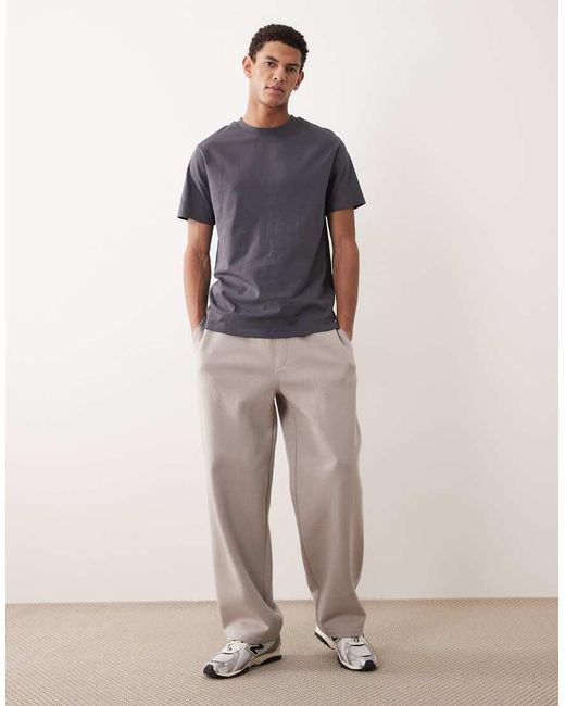 ASOS Basic Regular-Fit T-Shirt in het Blue voor heren