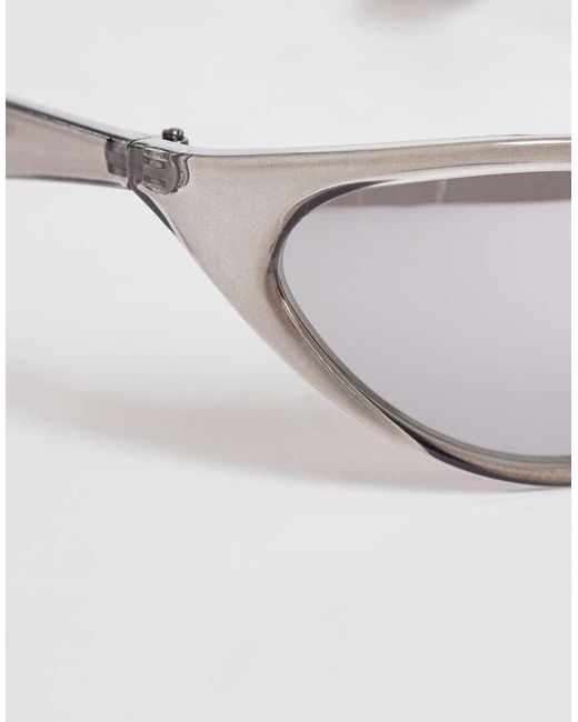ASOS White Wrap Sunglasses for men