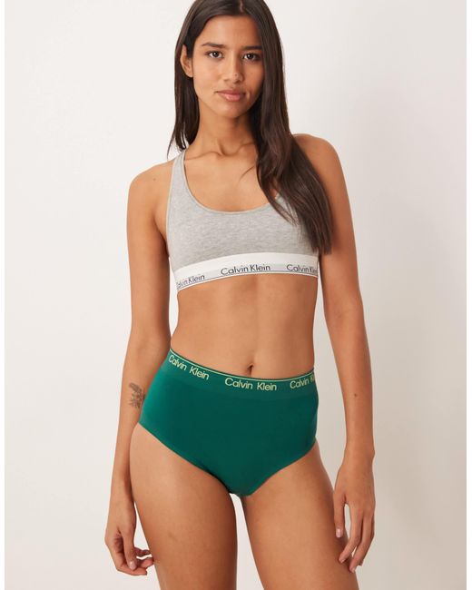 Calvin Klein Green Shapewear High Waisted Brief