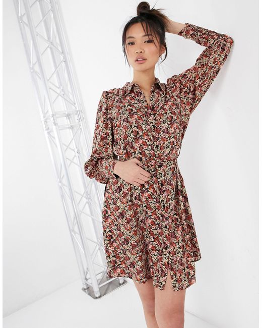 robe vero moda rouge