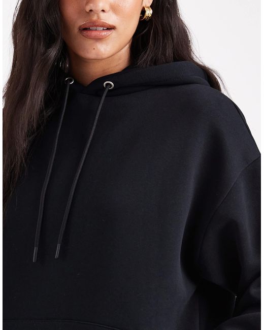 Cotton On Black Essential Relaxed Hoodie