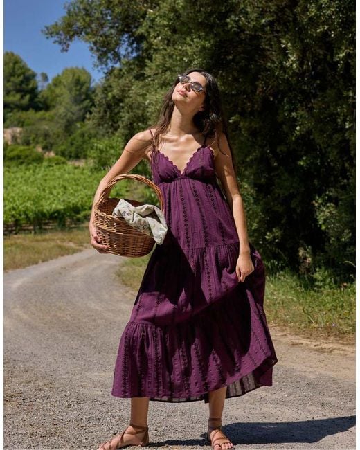 Stradivarius Green Long Flowing Dress With Open Back