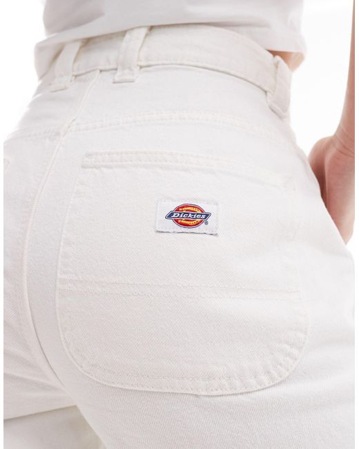 Dickies White Madison Double Knee Jeans