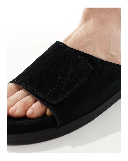 Schuh Black Samuel Sandals for men