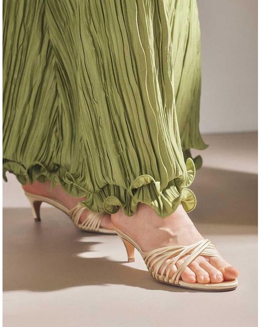 NA-KD Natural Strappy Mules