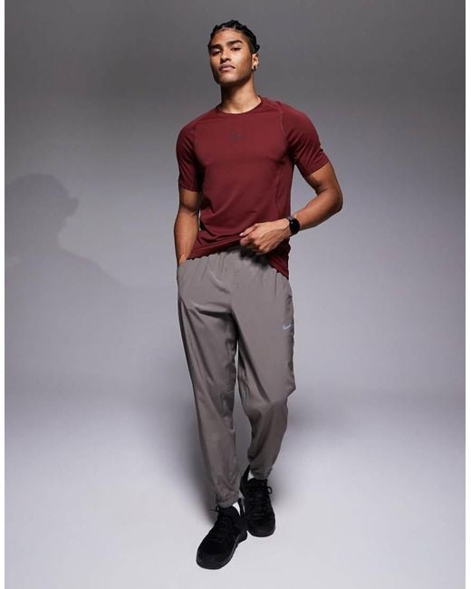 Nike Gray Form Dri-Fit Joggers for men