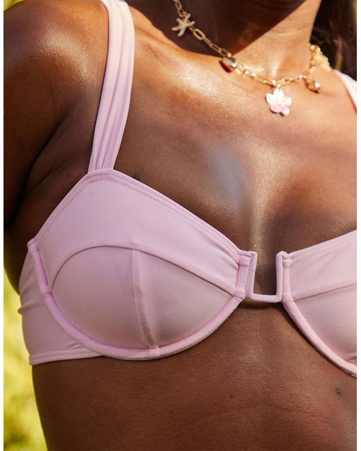 South Beach Green Underwire Bikini Top