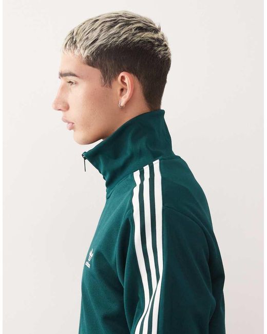 Adidas Originals Green Classic Track Top for men