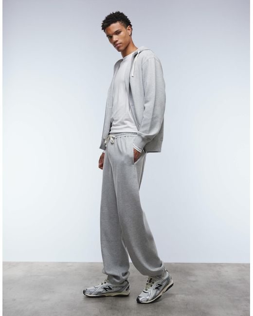 ARKET Gray Cotton Rich Co-Ord Structured Jogger for men
