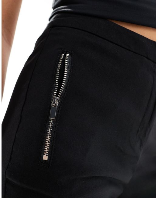 New Look Black Slim Zip Trouser