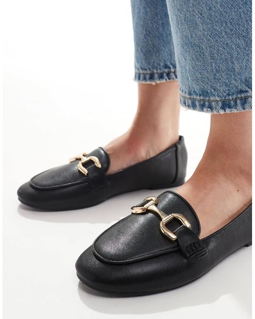 London Rebel Blue – flache, spitze schuhe