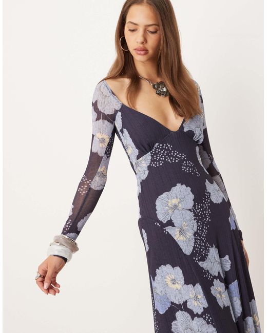 Free People White – calla – midikleid