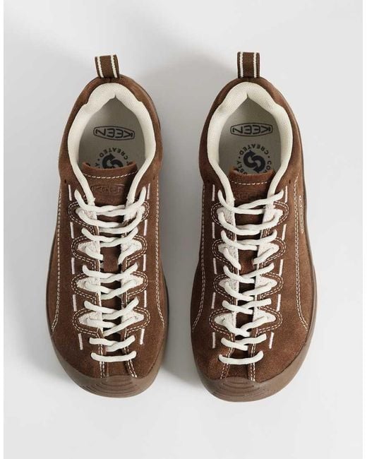 Keen Brown Jasper Brushed Suede Sneakers