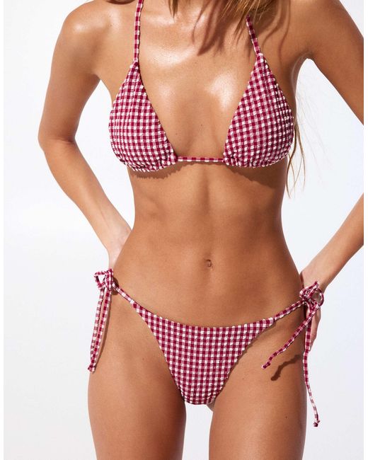 Pull&Bear Red – bikinihose