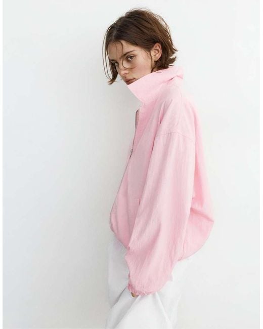 Pull&Bear Pink Fluid Tailored Jacket