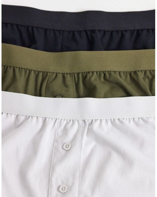 ASOS Green 3 Pack Boxers for men