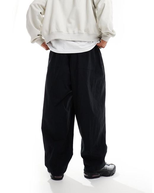 Nike White Club Woven Balloon Trousers for men