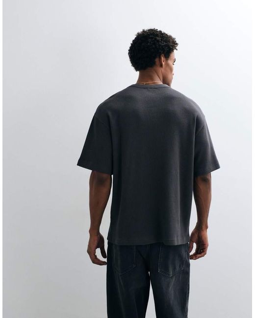 ASOS Blue Relaxed T-shirt With Chest Graphic for men