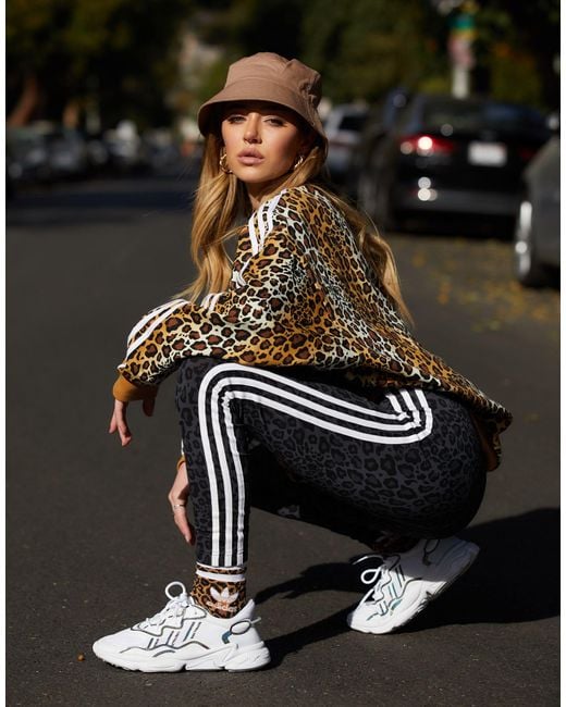 adidas Originals 'leopard Luxe' leggings in Black