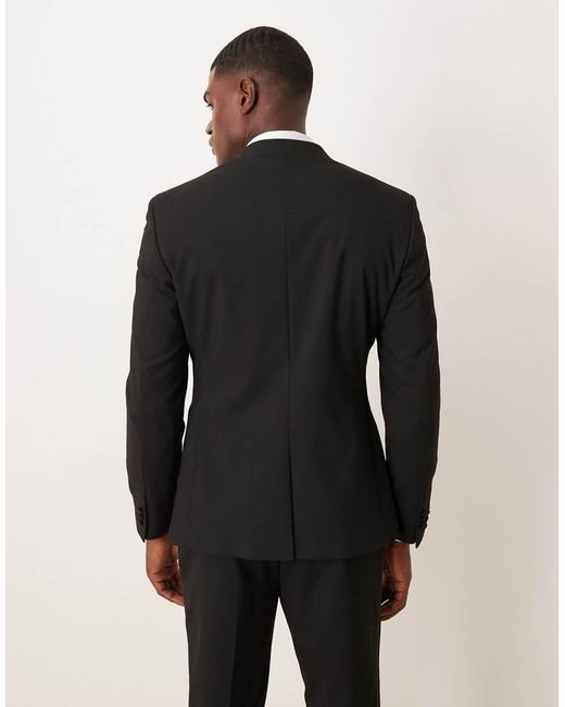 ASOS Black Slim Tuxedo Jacket for men