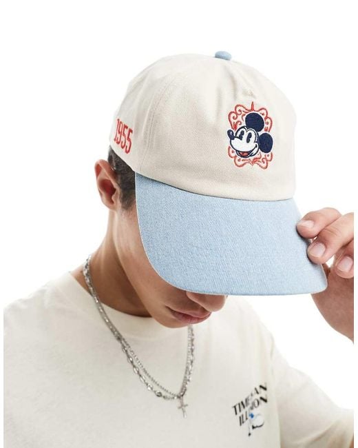 ASOS White Disney Mickey Mouse Cap for men