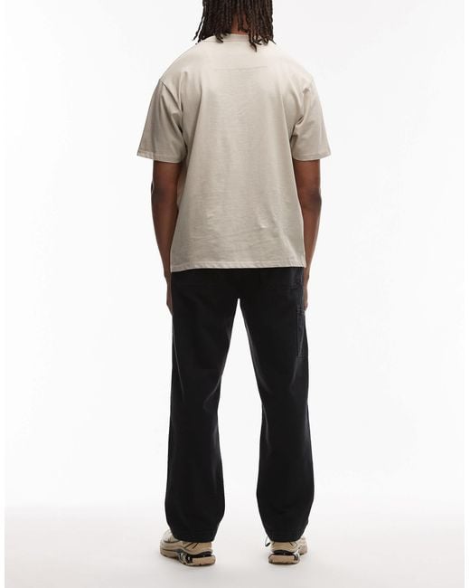 Obey Natural Hardwork Carpenter Straight Leg Denim Jeans for men