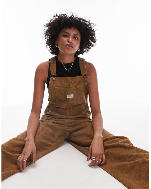 Levi's Brown Baggy Fit Cord Dungarees