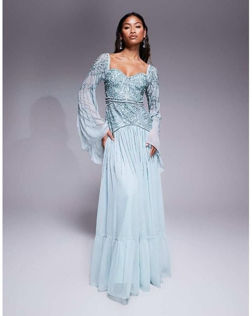 sachin and babi light blue dress ASOS Womens Off-shoulder dresses SALE • Up to 50% Off main image 0