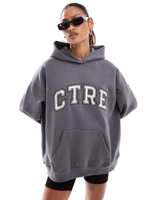 The Couture Club Gray Varisty Hoodie
