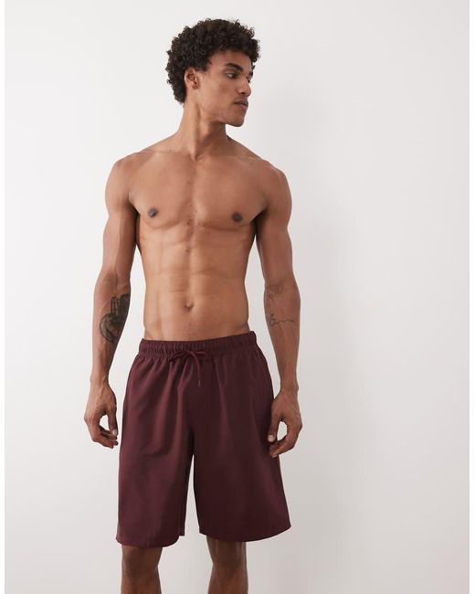 ASOS Red Swim Shorts for men