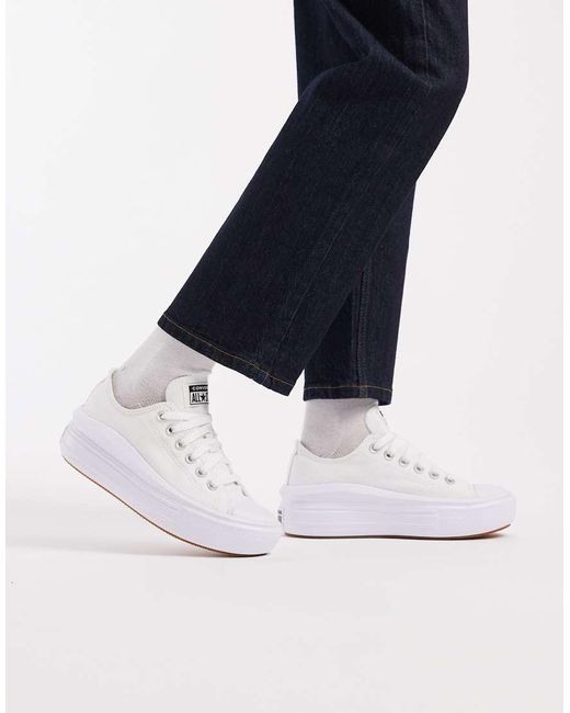 Converse Blue Chuck Taylor All Star Move Ox Trainers