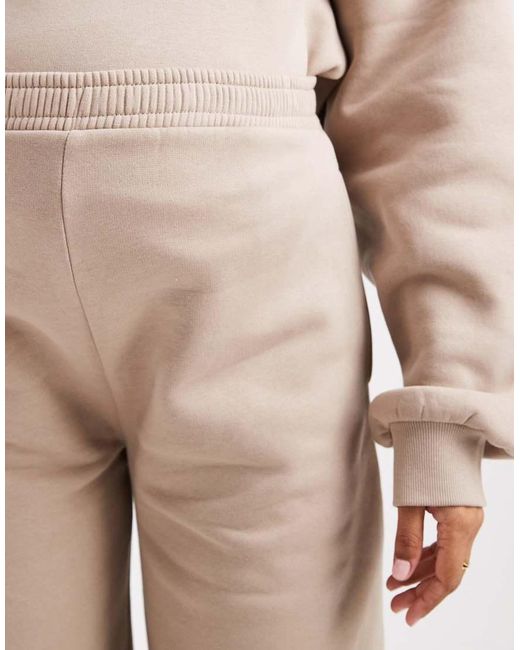 ASOS Natural Asos Design Maternity Barrel Leg Trackies