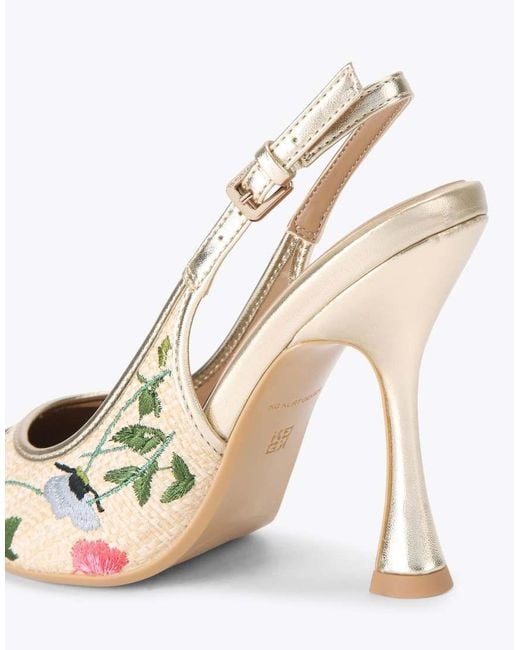 KG by Kurt Geiger Metallic Aria2 Heeled Shoes