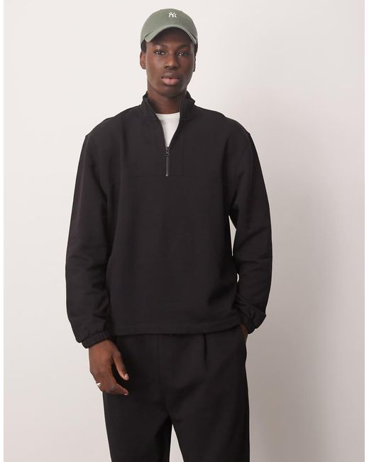 Oversized half zip pullover sale