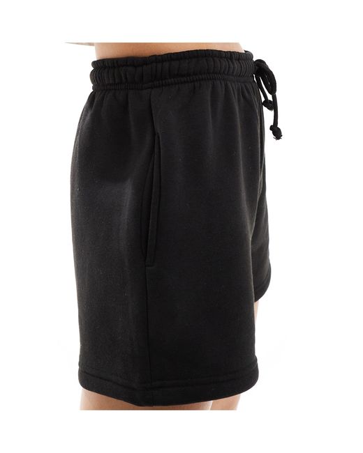 Missy Empire Black Exclusive Drawstring Sweat Short Co-ord