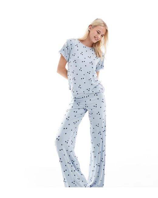 ASOS Blue Asos Design Tall Mix & Match Super Soft Pyjama Pants