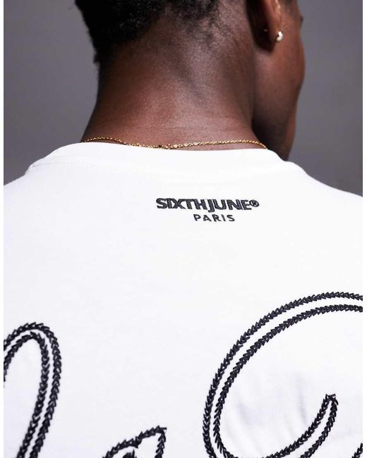 Sixth June T-Shirt Met Print in het Gray voor heren