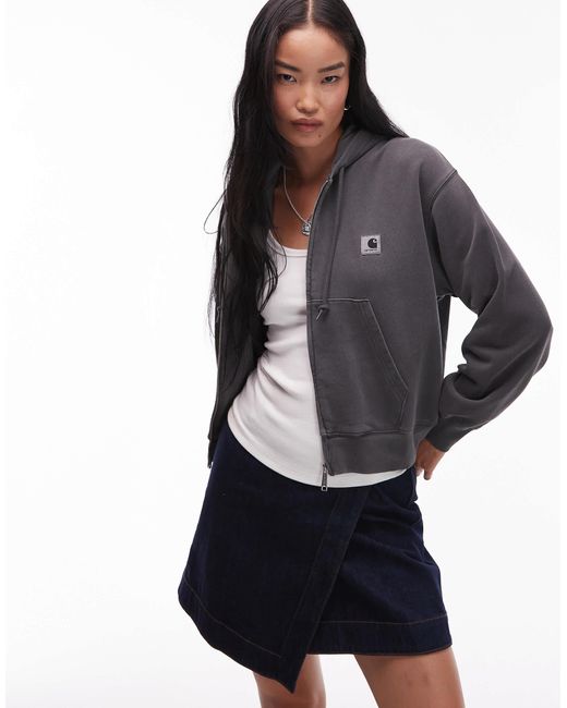 Carhartt Gray – nelson – kapuzenjacke
