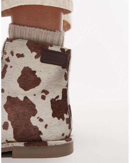 Bronx Natural Fluffy Cosy Boot