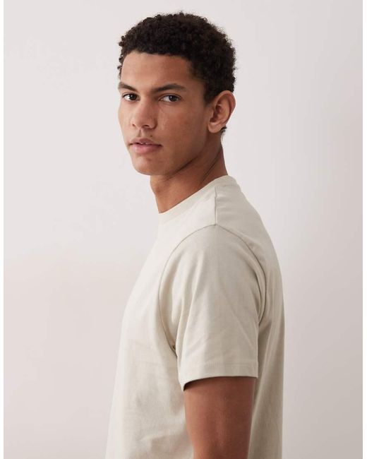 ASOS White Essentials Regular Fit T-shirt With Regular Fit for men