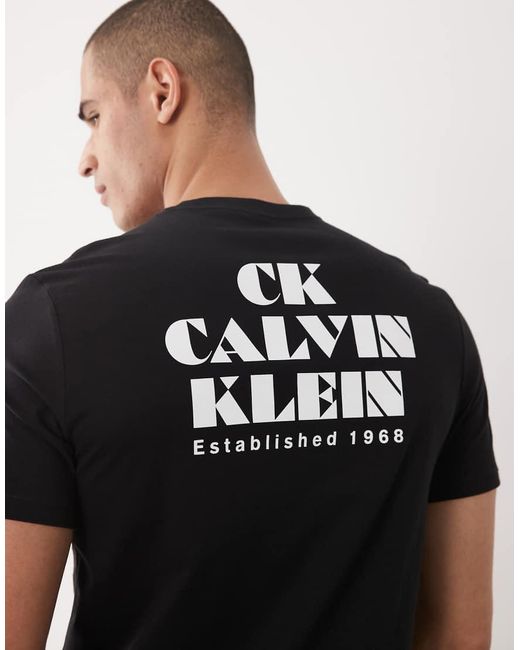 Calvin Klein Black Resort Graphic T-shirt