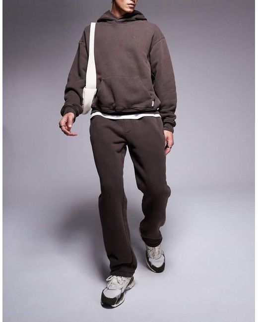 Sudadera Lavado Con Capucha Essentials De (Parte De Un Conjunto) The Couture Club de hombre de color Gray
