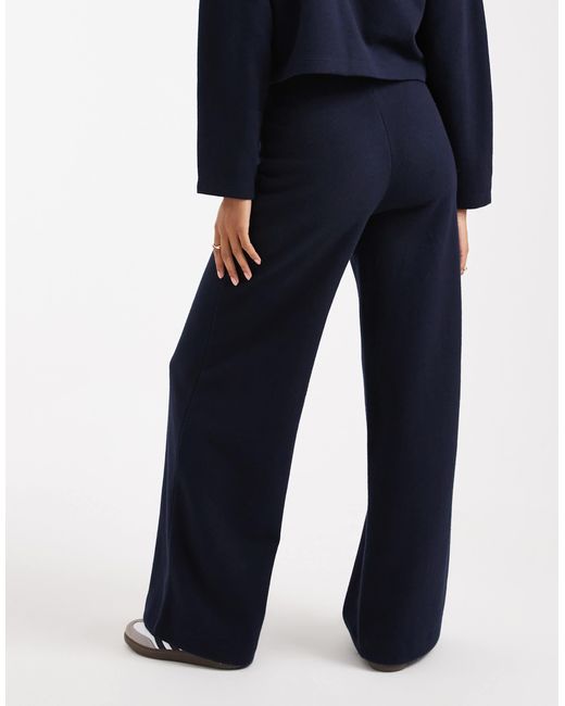 Miss Selfridge Blue Super Soft Trouser Set