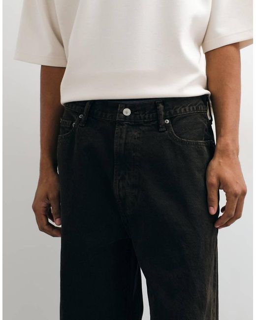 Abercrombie & Fitch White Baggy Fit Jeans for men
