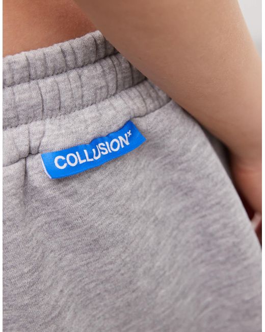 Short Collusion en coloris Gray