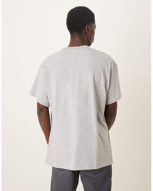 Adidas Originals White Essential Oversized T-shirt for men