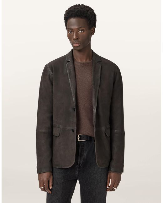 AllSaints – monet – blazer in Black für Herren