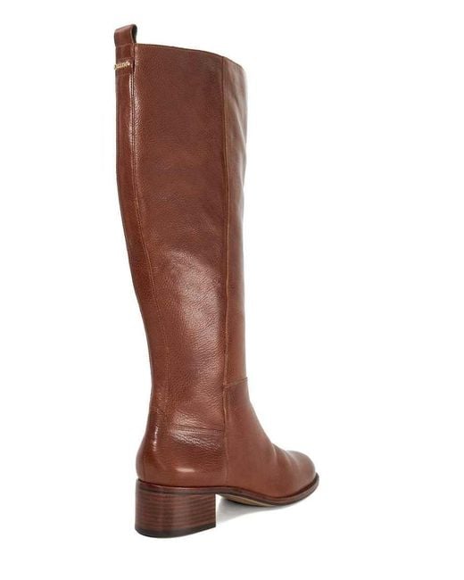 Dune Brown Turner Knee High Boots