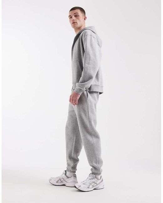 ASOS Gray Essential Tapered Sweatpants for men