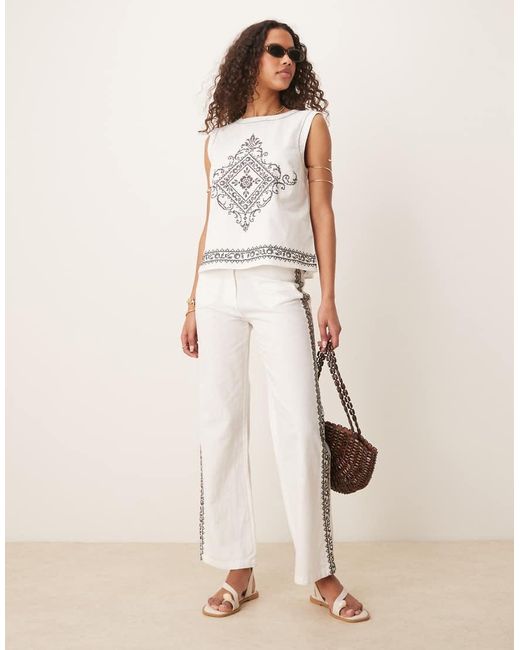 ASOS White Shell Top